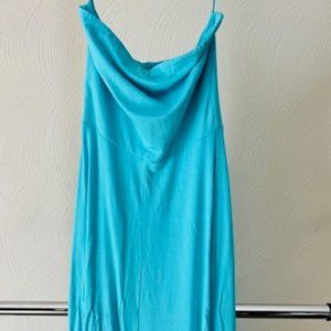 Blue Maxi Dress, Medium
